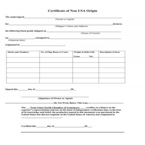 40+ Best Quality Certificate of Origin Templates & Examples |MS WORD| |PDF|