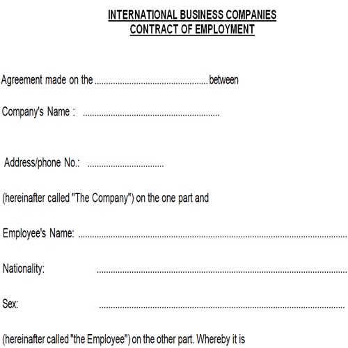 23+ Employment Contract Templates