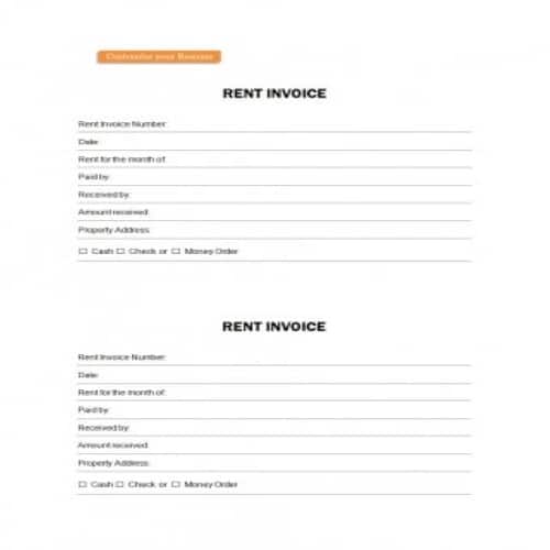34 Free Rent Receipt Templates (Editable)
