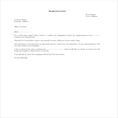 35 Resignation Letter Templates & Samples